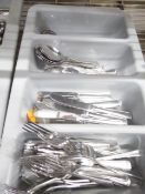 * cutlery tray with cutlery