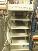 * heated multideck grab and go - 4 shelf. 650w x 900d x 1950h