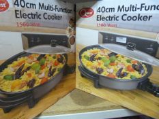 *Two 40cm Multifunction Electric Cookers (AF)