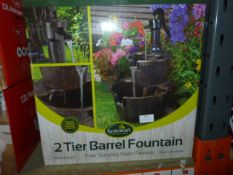 *Two Tier Barrel Fountain (AF)