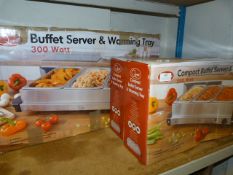 *Three Buffet Servers/Warming Trays (AF)