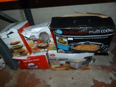 *Multicooker, 3L Deep Fat Fryer, Omelet Maker, Hal