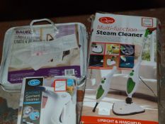 *Steam Cleaner, Electric Underblanket and a Portab