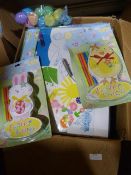 *Box of Easter Bunny, Chick and Scene Colouring Se