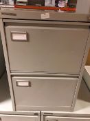 *Two Drawer Metal Filing Unit