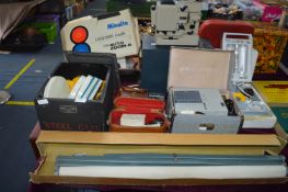 Vintage Film Projectors, Editing Equipment, etc.