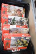 Four Airfix 1:32 Scale Infantry Kits