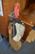 Vintage Golf Clubs and Bag by Craigton