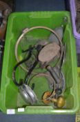 Vintage Metal Ware, Coat Hooks, Irons, Shoe Last,