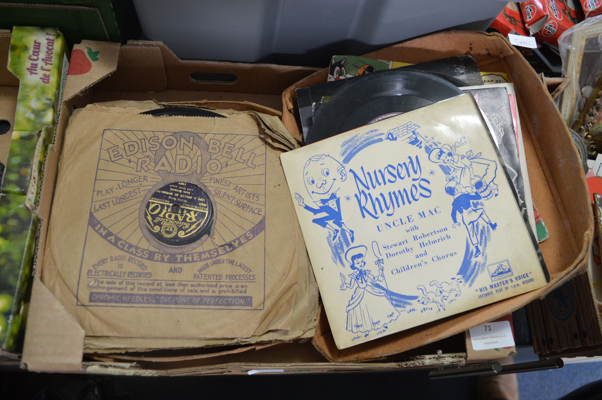 7" Singles Including 45 & 78 rpm Records