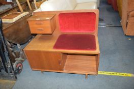 Retro Teak Telephone Table