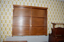 Oak Wall Display Shelves