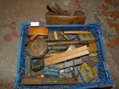 Box of Vintage Tools and Tins