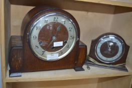 Two Vintage 1930's mantel Clocks