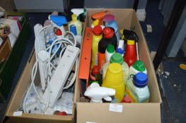 Household Cleaning Products, Extension Cables, etc