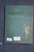 Mercury Stamp Album and Contents