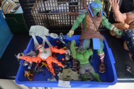 TMNT Figures, Hulk, etc.