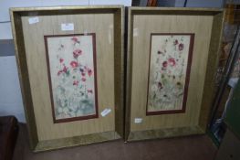 Pair of Floral Framed Prints