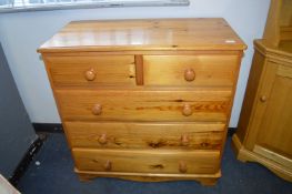 Pine Two over Three Bedroom Chest