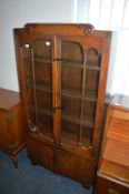 1930's Oak Glazed Bookcase (AF)