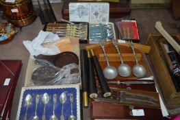 Assorted Cutlery, Spoons, etc.