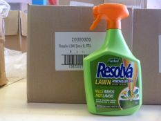 *6x 1L of Resolva Weed Killer