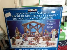 *Kirkland 13pc Hand Painted Nativity Set