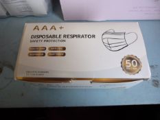 *Box of 50 AAA+ Disposable Respirators