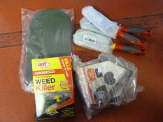 *Weed Killer, Birdbox, Wolfgarten Trowels, and Kne