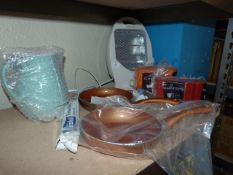 *Small Radiator, Jug, Copper Pans, etc.