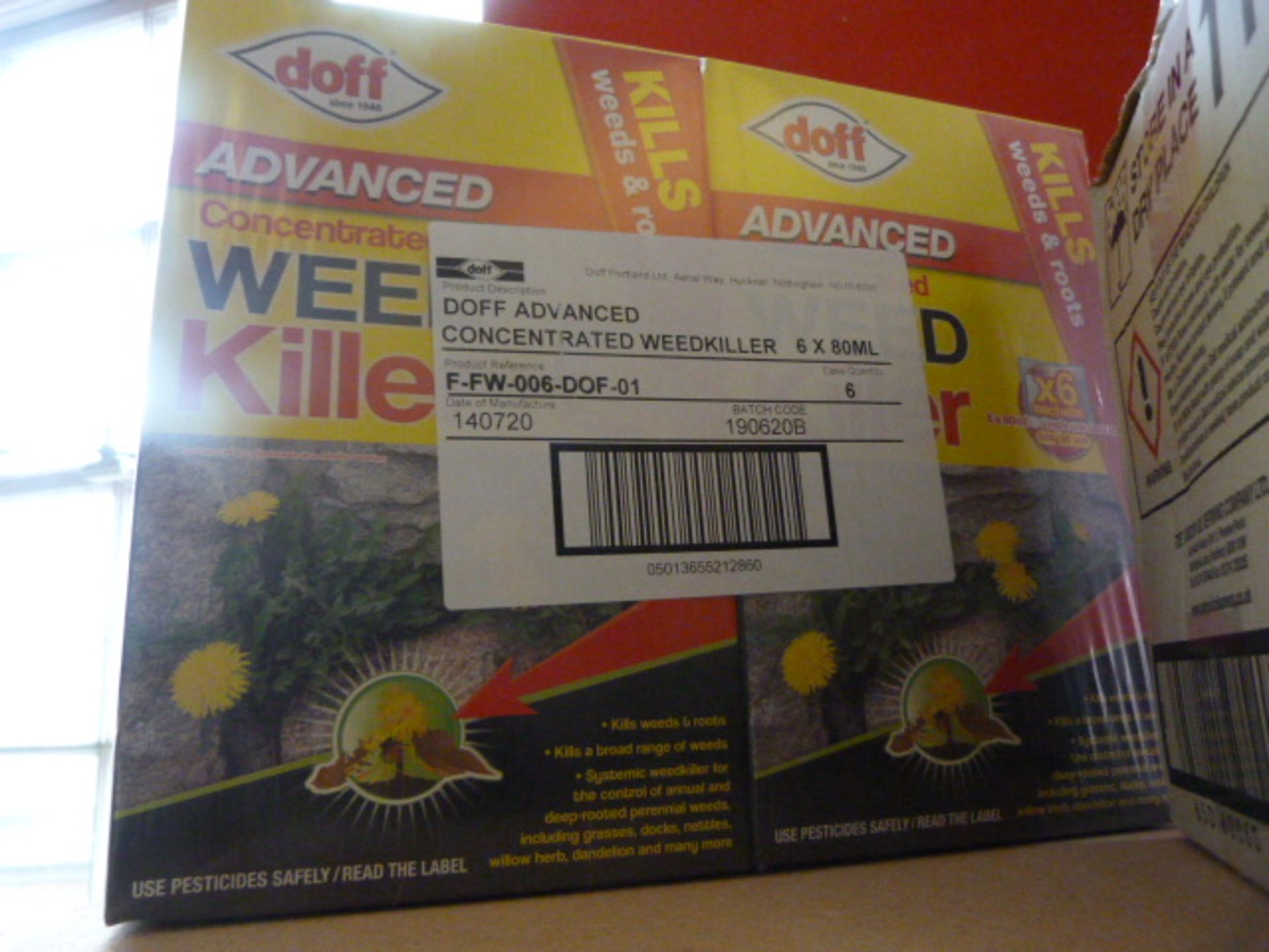 *6x 80ml Doff Advance Weed Killer