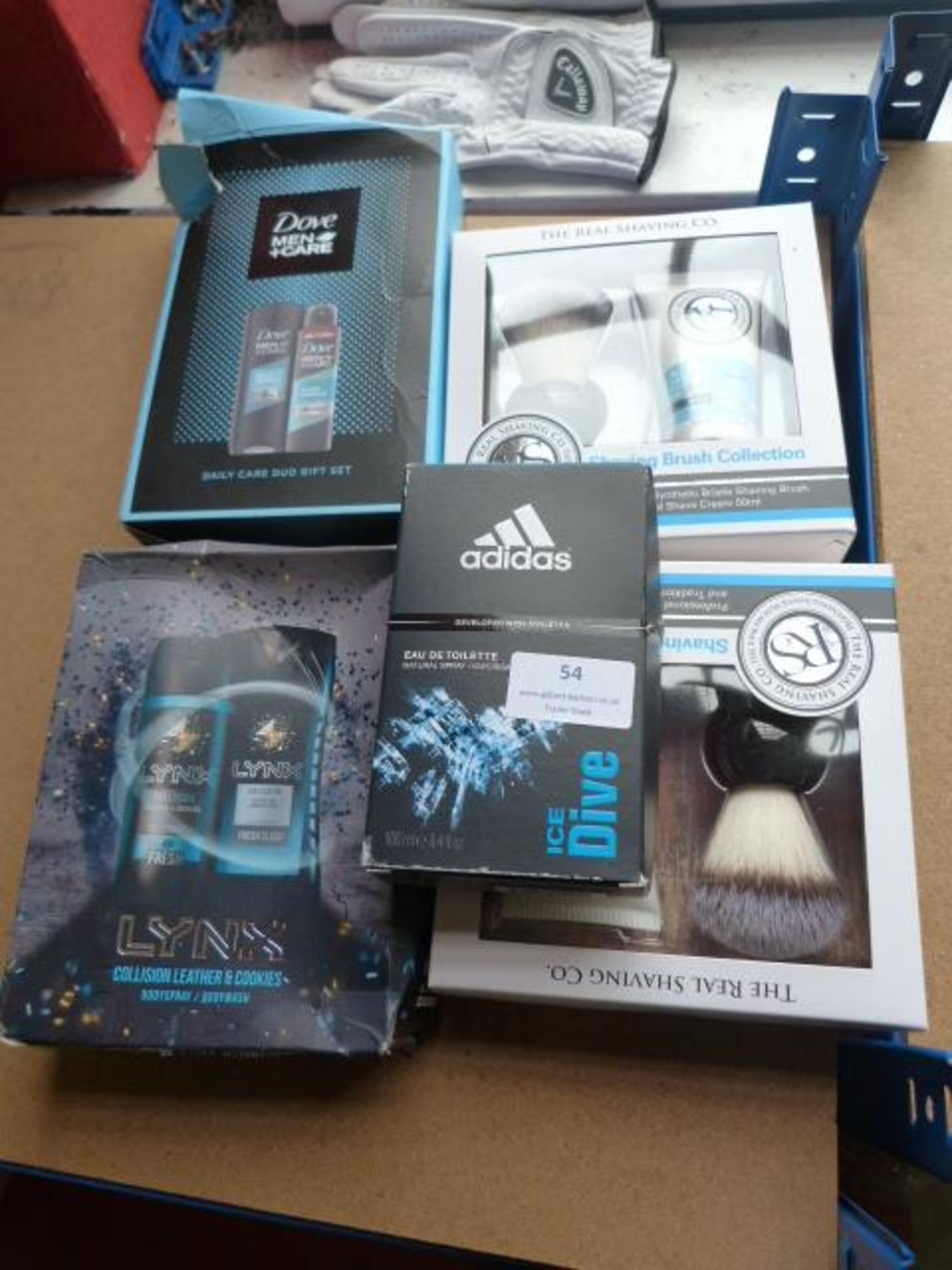 *Two Shaving Brush Gift Sets, Adidas Eau De Toilet