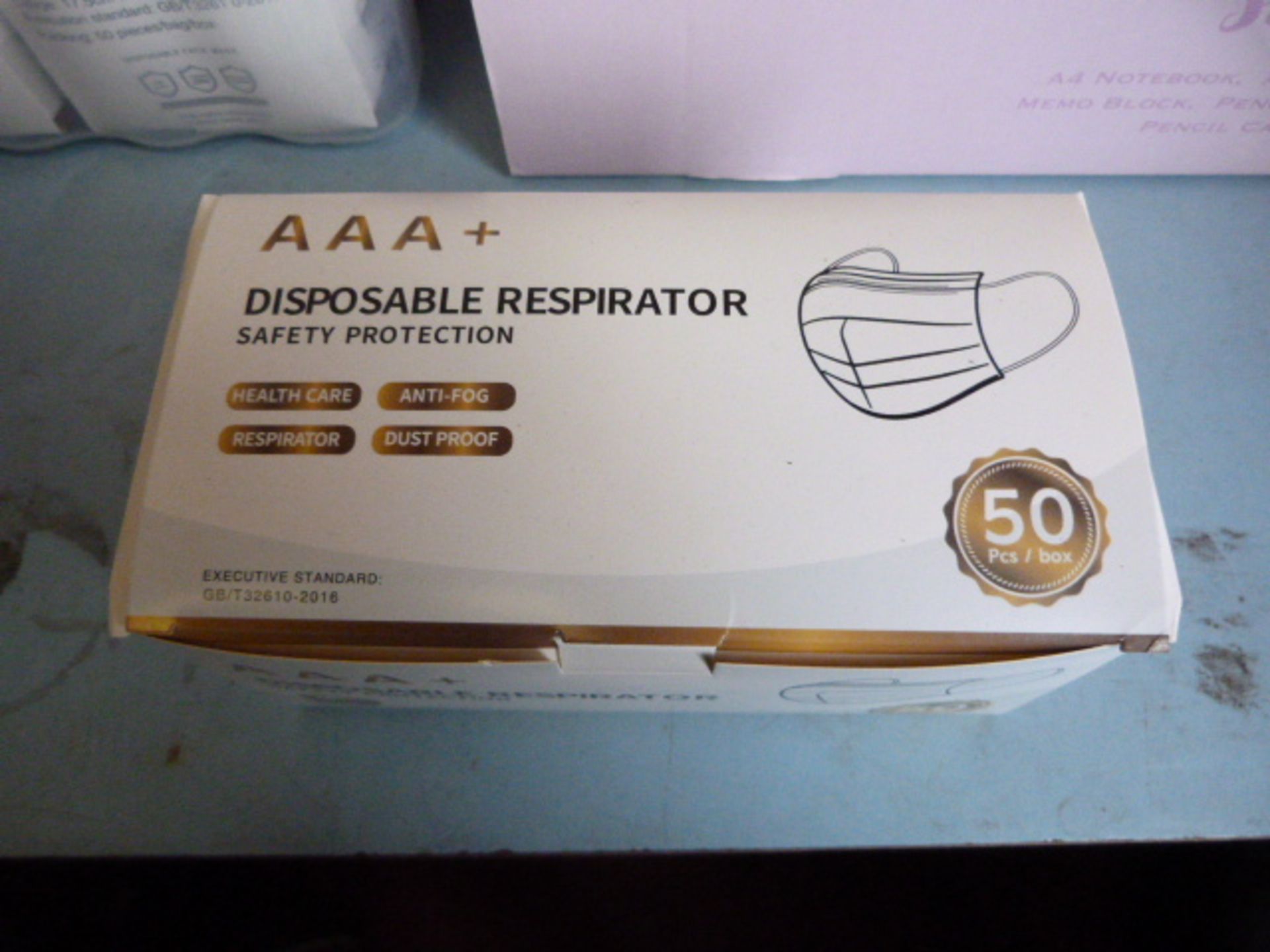 *Box of 50 AAA+ Disposable Respirators