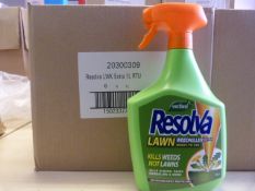 *6x 1L of Resolva Weed Killer