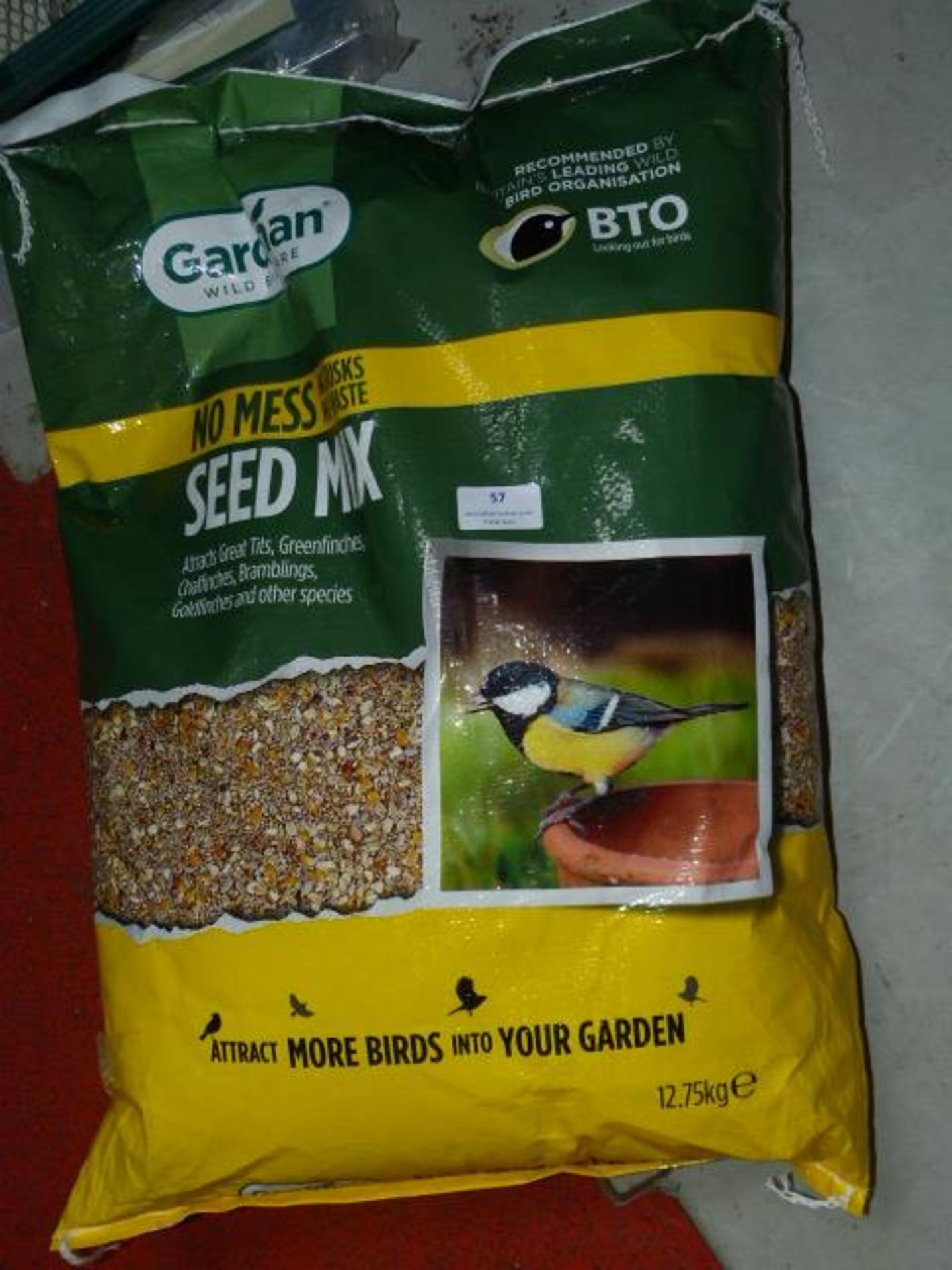 *12.75kg Bag of Seed Mix Bird Food