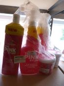*Small Quantity of The Pink Stuff Cleaning Agents