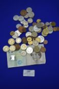 UK and Foreign Currency Including Old £5 Note and