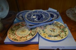 Five Boxed Wedgwood Wall Plates