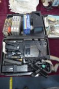 Panasonic VHS Home Movie Camera with Case and Acce