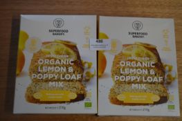 Two Packs of Gluten Free Lemon and Poppy Loaf Mix