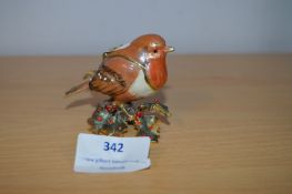 Arona Enameled Robin Trinket Box