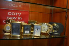 Quartz Carriage Clocks, Mantel Clocks, etc.