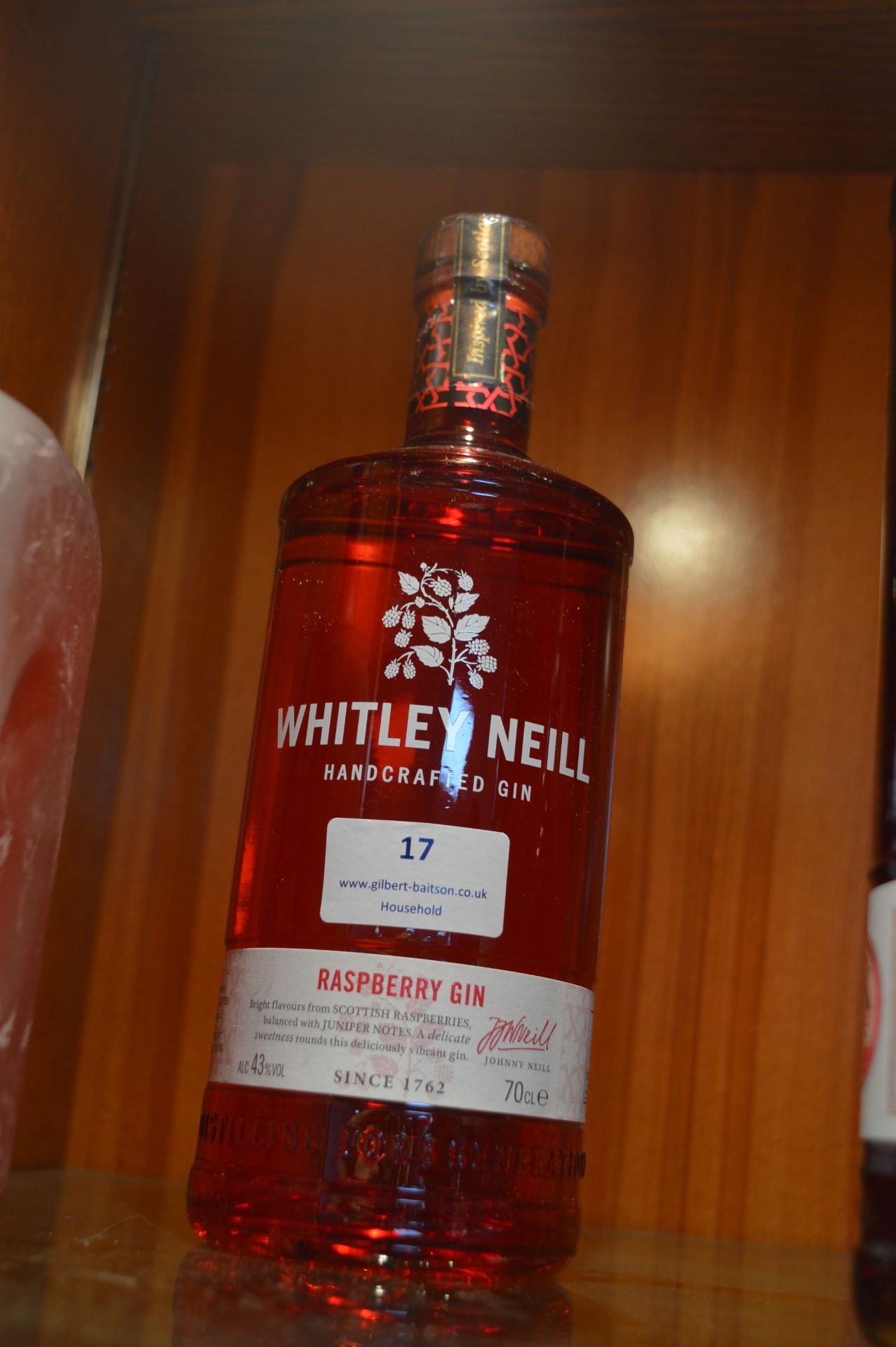 Whitley Niell Raspberry Gin 70cl