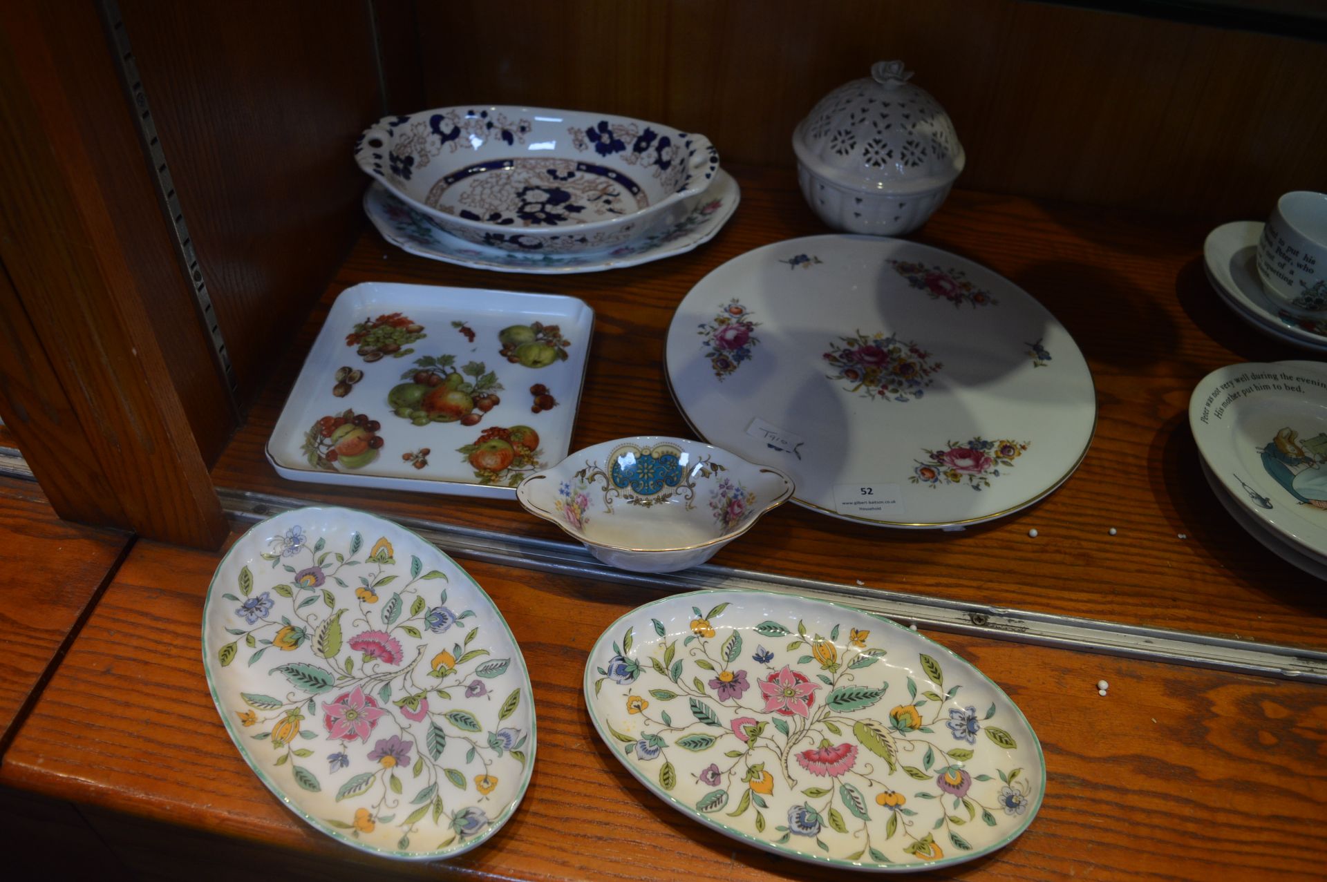 Minton Haddon Dishes plus Masons etc.