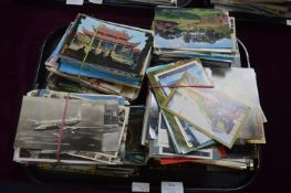 Tray Lot of Vintage and Assorted Postcards