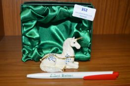 Arona Secrets Enameled Unicorn with Packaging
