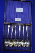 Cased of Six Silver Teaspoons ~82g