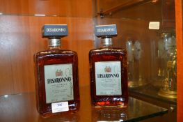 Two Bottles of Disaronno Liqueur 50cl