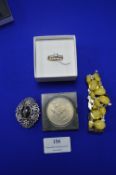 Two Costume Jewellery Rings, Brooch, Bracelet and