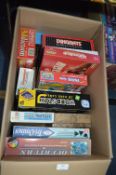 Box of Assorted Board Games
